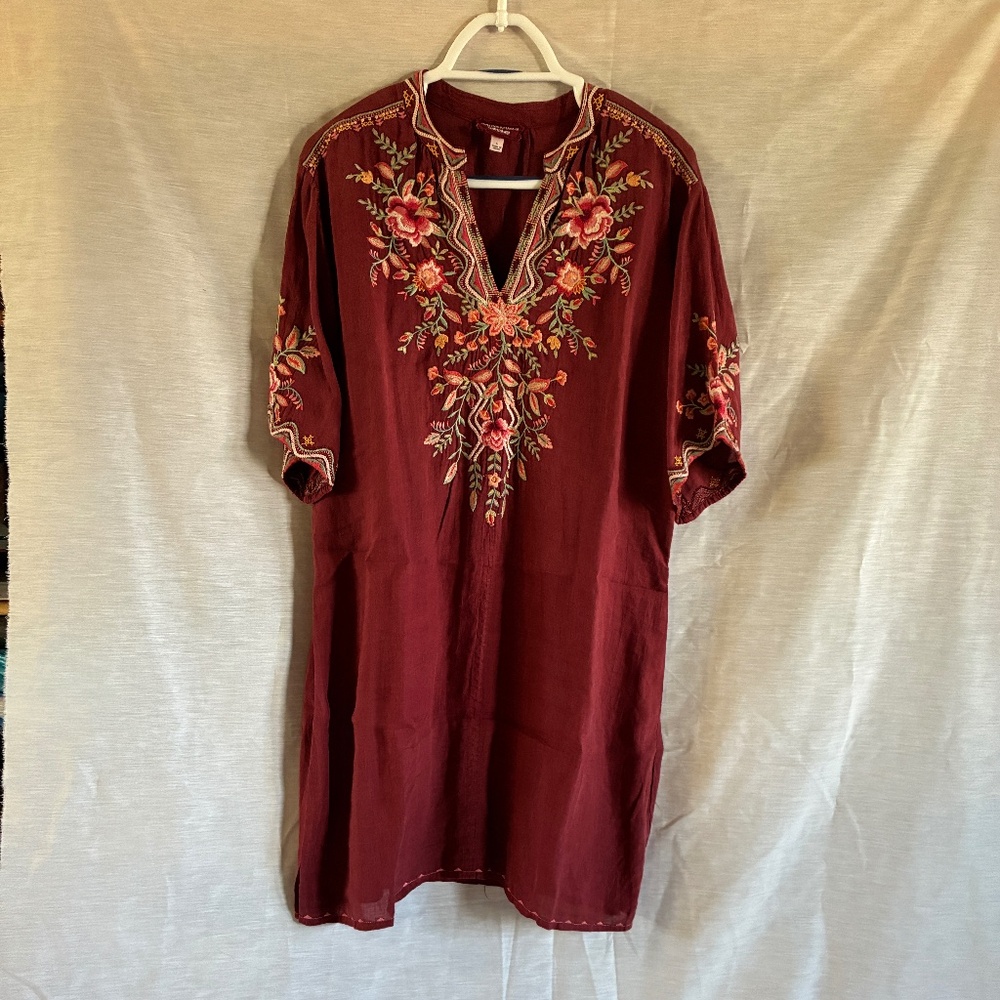 Cotton Johnny Was Dress with Slip